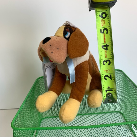 Vintage 💕Disney 2 Peter Pan Characters , Smee💚 & Nana 🐕 Mini Bean Bag  8” - Picture 9 of 12